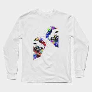 Sloth peeking, Long Sleeve T-Shirt